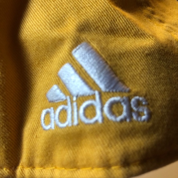 NBA Denver Nuggets Slouch Youth 13-14 Cap Hat Adidas Yellow/Blue adjustable - Picture 3 of 16